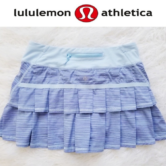 lululemon athletica Pants - Lululemon Pace Setter Skirt Twisted Caspian Blue